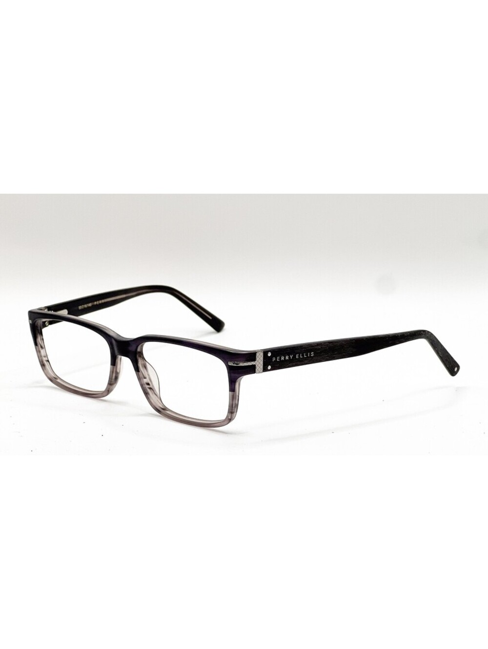 Perry Ellis Pe 377-2 Black Gray Full Rim Authentic Eyeglass Frames 55-16